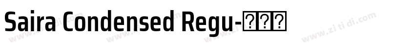 Saira Condensed Regu字体转换
